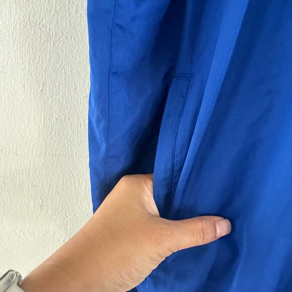 Footjoy Golf Windbreaker Vest Pullover Mockneck Button Blue Men's Size Large - Picture 8 of 10